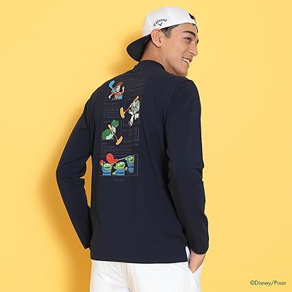 Amazon | [キャロウェイ] メンズ 長袖 モックネックシャツ [TOY STORY